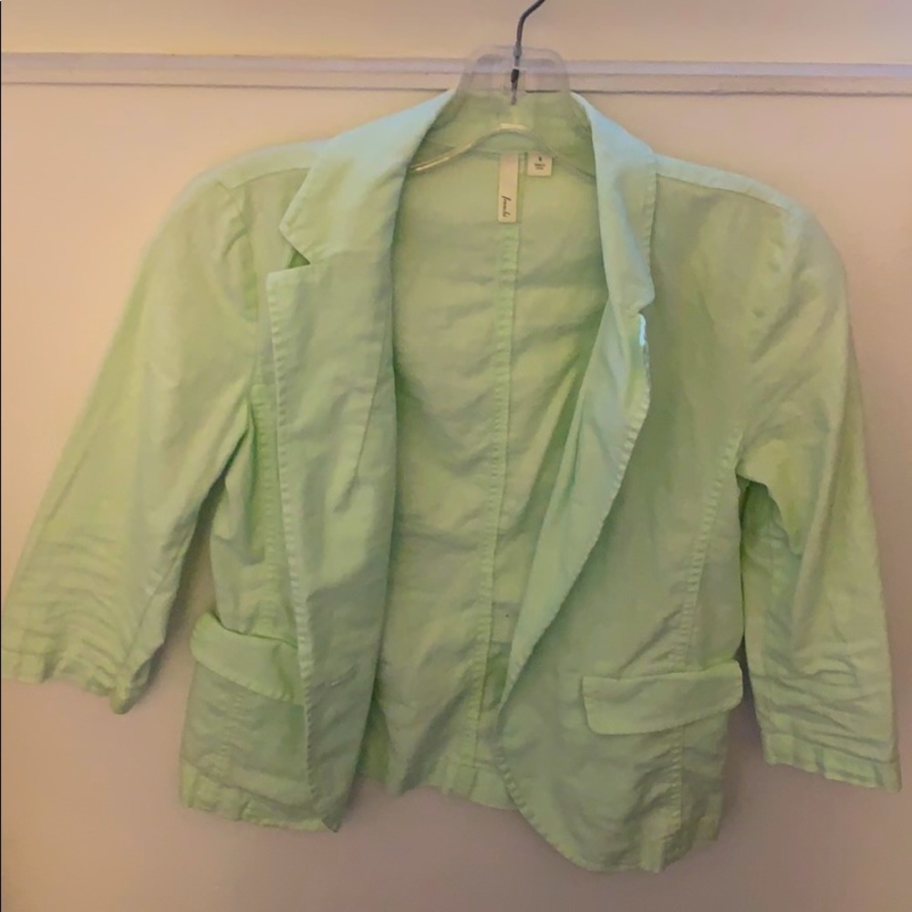 Nordstrom Frenchi Mint Colored Blazer
